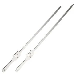 Knister Grillspieß Grillschwert 65 X 4,5 Cm, Edelstahl, 2 Stk.
