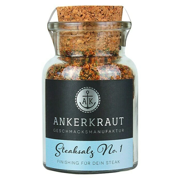 Ankerkraut Steak-Gewürzzubereitung Steaksalz No. 1 80 G 1 Ankerkraut Steak-Gewürzzubereitung Steaksalz No. 1 80 G