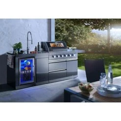 Buschbeck Outdoorküche Cambridge L X B X H: 262 X 60 X 119 Cm, Stahl, Hauptgrillfläche: 60 X 42 Cm, Anzahl Brenner: 6 -Küchengrill 12 123