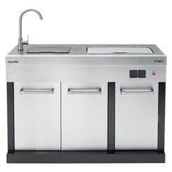 Char-Broil Grillküchen-Modul Ultimate Entertainment Silber, L X B X H: 63,5 X 127 X 123,5 Cm, Edelstahl