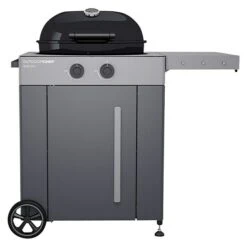 Outdoorchef Gasgrill Arosa 570 G Grey Steel Grau, Anzahl Brenner: 2, Hauptgrillfläche: Ø 54 Cm, 9,5 KW -Küchengrill 12 1336