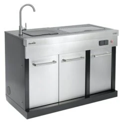Char-Broil Grillküchen-Modul Ultimate Entertainment Silber, L X B X H: 63,5 X 127 X 123,5 Cm, Edelstahl -Küchengrill 12 136