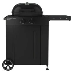 Outdoorchef Gasgrill Arosa 570 G Limited Edition Schwarz, Anzahl Brenner: 2, Hauptgrillfläche: Ø 54 Cm, 9,5 KW -Küchengrill 12 1378