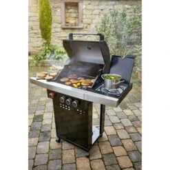 Grillstar Gasgrill Atlanta II 350-1 Anzahl Brenner: 3, Hauptgrillfläche: 50 X 41,5 Cm, 12 KW -Küchengrill 12 1434