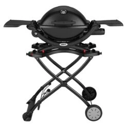 Weber Gasgrill Q 1200 Mobil Anzahl Brenner: 1, Hauptgrillfläche: 43 X 32 Cm, Schwarz -Küchengrill 12 1472