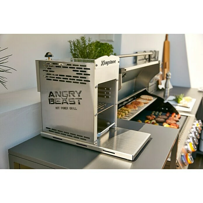 Kingstone Angry Beast Gasgrill II Anzahl Brenner: 1, Hauptgrillfläche: 25 X 17,5 Cm 3 Kingstone Angry Beast Gasgrill II Anzahl Brenner: 1, Hauptgrillfläche: 25 X 17,5 Cm – Bild 3