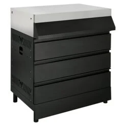 Kingstone Grillküchen-Modul The Quad Big Schwarz, L X B X H: 55,3 X 73 X 91,3 Cm