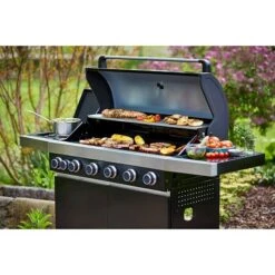 Grillstar Gasgrill Atlanta II 650 Anzahl Brenner: 6, Hauptgrillfläche: 90,5 X 41,5 Cm, 24 KW -Küchengrill 12 1545
