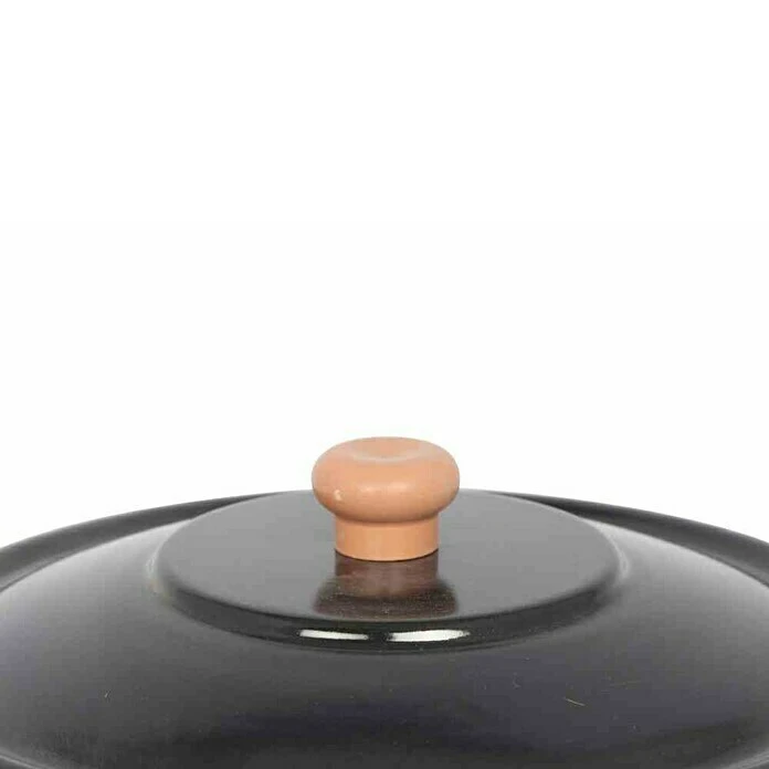 Siena Garden Deckel Für Gulaschtopf Passend Für: Siena Garden Gulaschtopf 14l, Emaille, Schwarz 2 Siena Garden Deckel Für Gulaschtopf Passend Für: Siena Garden Gulaschtopf 14l, Emaille, Schwarz – Bild 2