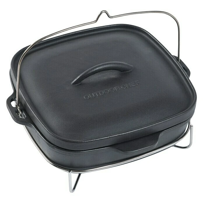 Outdoorchef Dutch Oven Porzellanemailliertes Gusseisen, Fassungsvermögen: 4 L 2 Outdoorchef Dutch Oven Porzellanemailliertes Gusseisen, Fassungsvermögen: 4 L – Bild 2