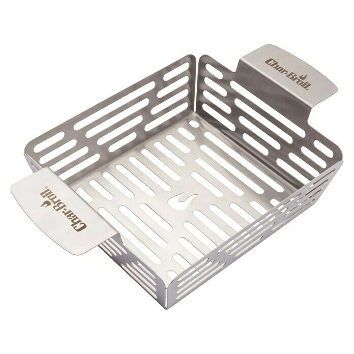 Char-Broil Grillkorb Grill+ Edelstahl, L X B X H: 16,3 X 24,9 X 5,5 Cm 1 Char-Broil Grillkorb Grill+ Edelstahl, L X B X H: 16,3 X 24,9 X 5,5 Cm