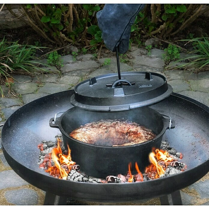 Dutch Oven Ø X H: 36 X 17,5 Cm, Gusseisen 2 Dutch Oven Ø X H: 36 X 17,5 Cm, Gusseisen – Bild 2