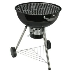 Kingstone Kugelgrill Bullet 66 Schwarz, Hauptgrillfläche: Ø 66 Cm -Küchengrill 12 183