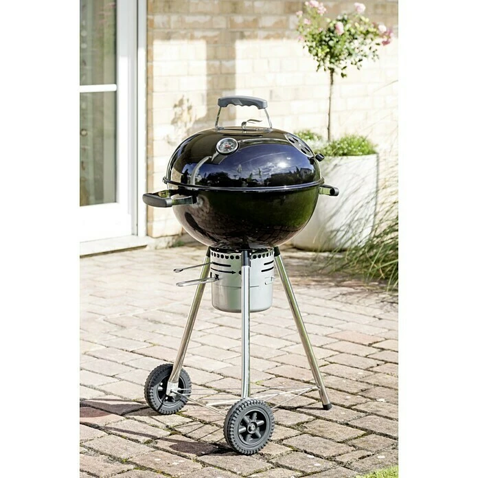 Kingstone Kugelgrill Bullet 47 Schwarz, Hauptgrillfläche: Ø 47 Cm 3 Kingstone Kugelgrill Bullet 47 Schwarz, Hauptgrillfläche: Ø 47 Cm – Bild 3