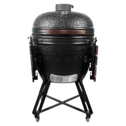 Kingstone Holzkohlegrill Kamado 51 Schwarz, Hauptgrillfläche: Ø 51,5 Cm -Küchengrill 12 295