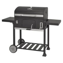 Kingstone KMS Smoker Black Angus XXL Mit Rollwagen, Hauptgrillfläche: 70 X 43,5 Cm