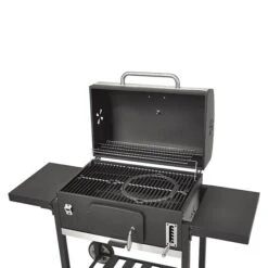 Kingstone KMS Smoker Black Angus XXL Mit Rollwagen, Hauptgrillfläche: 70 X 43,5 Cm -Küchengrill 12 309