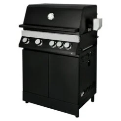 Kingstone KMS Gasgrillküche The Quad Four Anzahl Brenner: 4, Hauptgrillfläche: 70,2 X 45 Cm, 14 KW, Material Rost: Gusseisen -Küchengrill 12 34