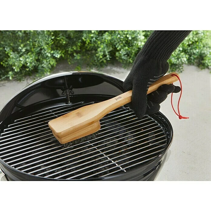 Weber Grillbürste Länge: 30 Cm, Bambus 4 Weber Grillbürste Länge: 30 Cm, Bambus – Bild 4
