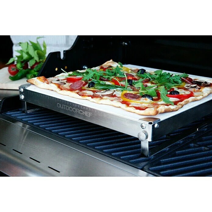 Outdoorchef Pizzastein DGS Kunststein, L X B X H: 37 X 37 X 6 Cm 2 Outdoorchef Pizzastein DGS Kunststein, L X B X H: 37 X 37 X 6 Cm – Bild 2