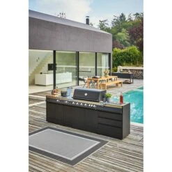 Kingstone Gasgrillküche The Quad Six Anzahl Brenner: 6, Hauptgrillfläche: 89,2 X 45 Cm, 21 KW, Material Rost: Edelstahl -Küchengrill 12 49