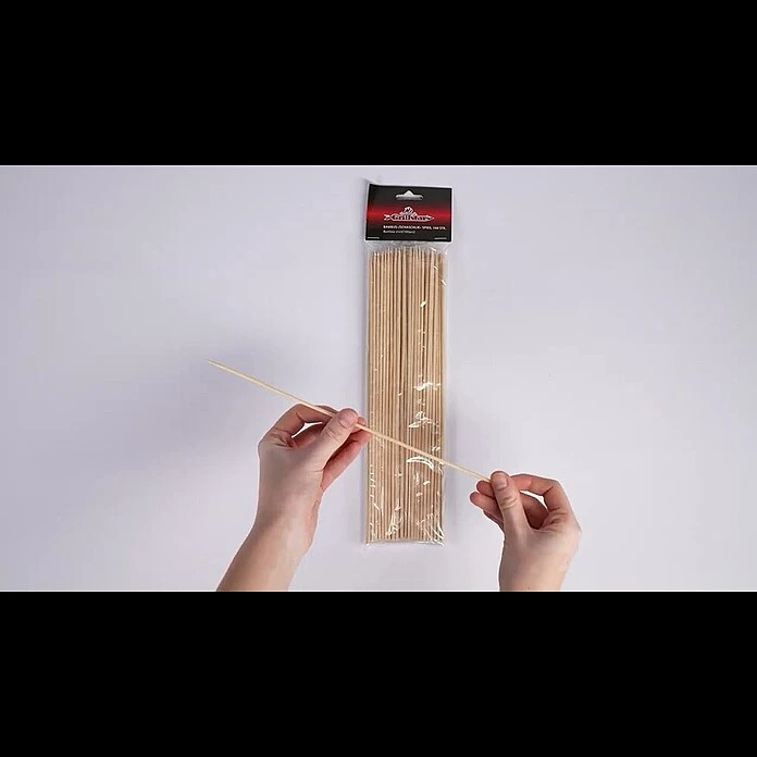 Grillstar Bambusspieße 100 Stk., Bambus 2 Grillstar Bambusspieße 100 Stk., Bambus – Bild 2
