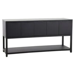 Sunfun Melina Grillküchen-Sideboard 60 X 180 X 90 Cm, Schwarz