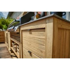 Sunfun Zoe Grillküchen-Modul Schrank Mit Schublade, L X B X H: 63 X 58 X 92 Cm, Holz -Küchengrill 12 84