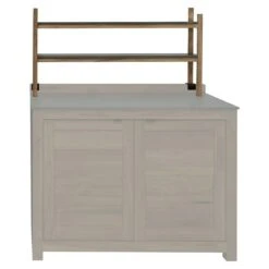 Sunfun Zoe Grillküchen-Modul Aufsatzregal Natur, L X B X H: 25 X 112 X 61 Cm