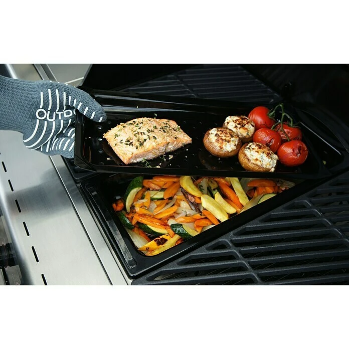 Outdoorchef Grillrost-Set DGS Stahl, Porzellanemailliert, 2 -tlg. 3 Outdoorchef Grillrost-Set DGS Stahl, Porzellanemailliert, 2 -tlg. – Bild 3