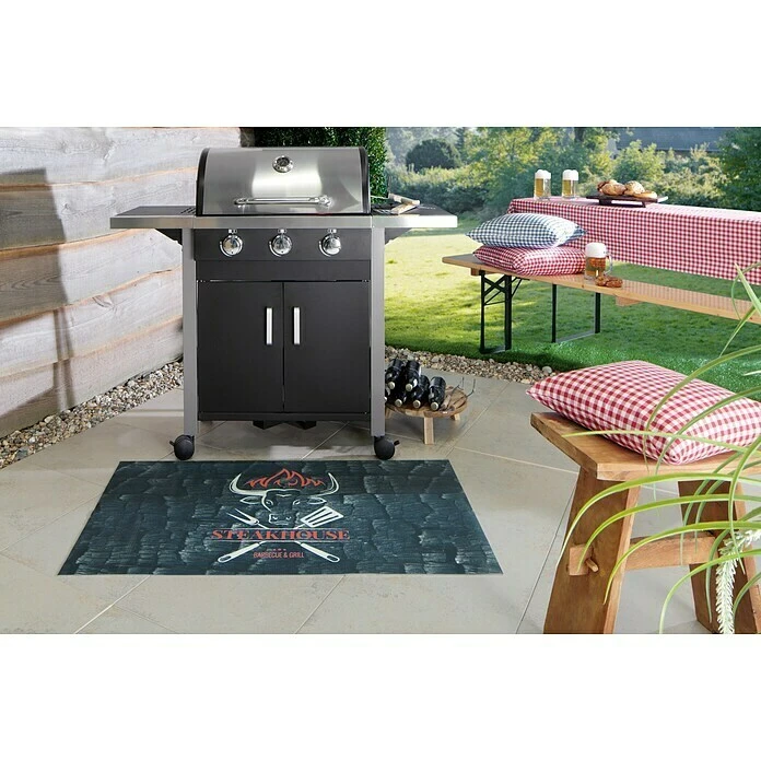 Bodenschutzmatte L X B: 120 X 75 Cm, Steakhouse Kohle 1 Bodenschutzmatte L X B: 120 X 75 Cm, Steakhouse Kohle