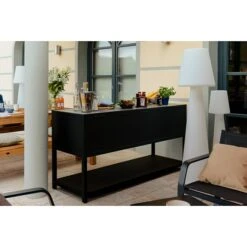 Sunfun Melina Grillküchen-Sideboard 60 X 180 X 90 Cm, Schwarz -Küchengrill 12 9