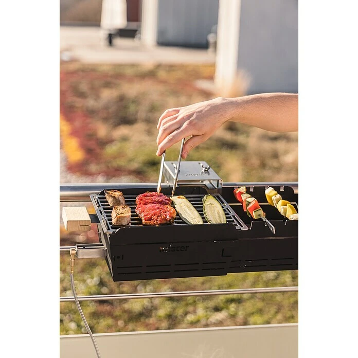 Knister Grillzange Länge: 22 Cm, Edelstahl 2 Knister Grillzange Länge: 22 Cm, Edelstahl – Bild 2